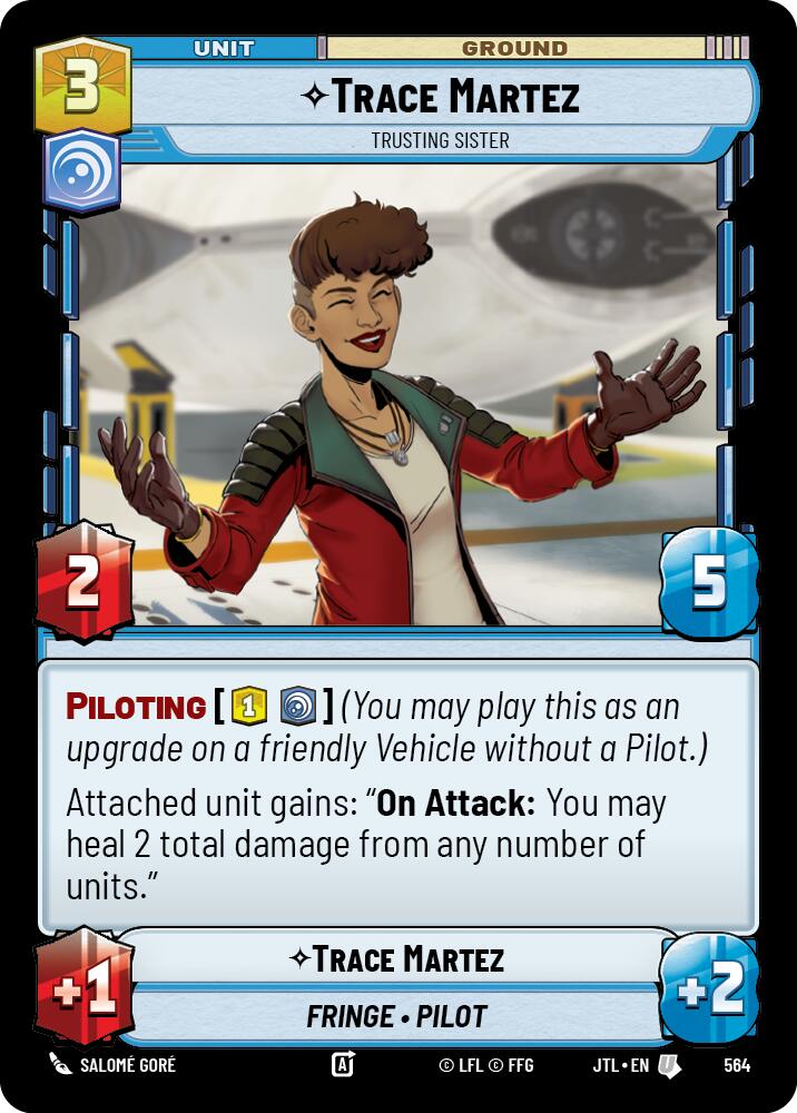 Trace Martez - Trusting Sister (564) (564) [Jump to Lightspeed] | Cards and Coasters CA