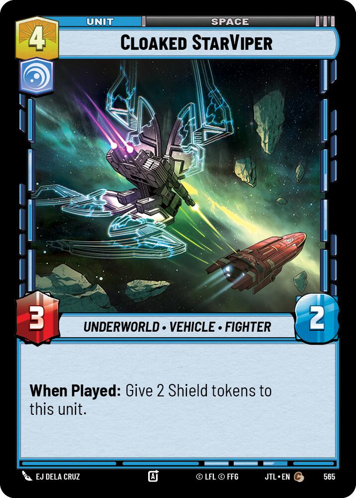 Cloaked StarViper (565) (565) [Jump to Lightspeed] | Cards and Coasters CA
