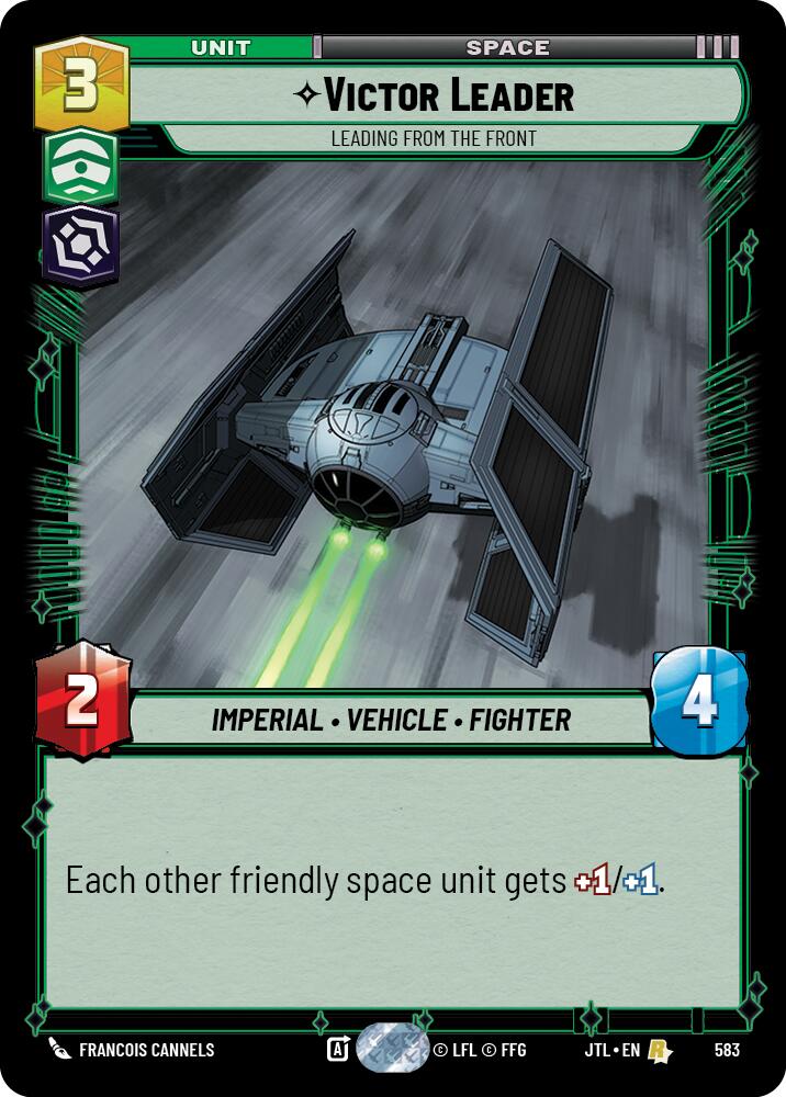 Victor Leader - Leading from the Front (583) (583) [Jump to Lightspeed] | Cards and Coasters CA