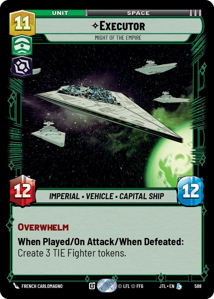 Executor - Might of the Empire (588) (588) [Jump to Lightspeed] | Cards and Coasters CA
