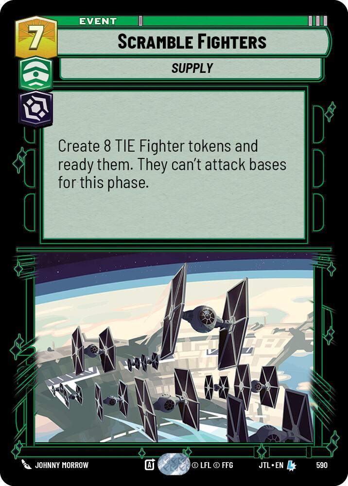 Scramble Fighters (590) (590) [Jump to Lightspeed] | Cards and Coasters CA