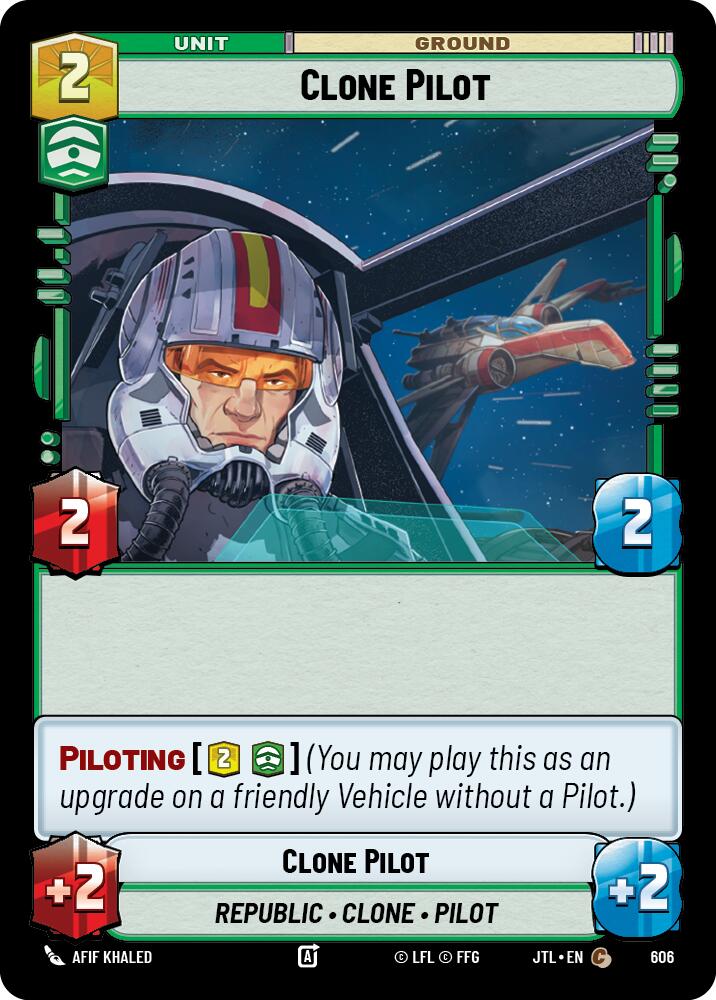 Clone Pilot (606) (606) [Jump to Lightspeed] | Cards and Coasters CA