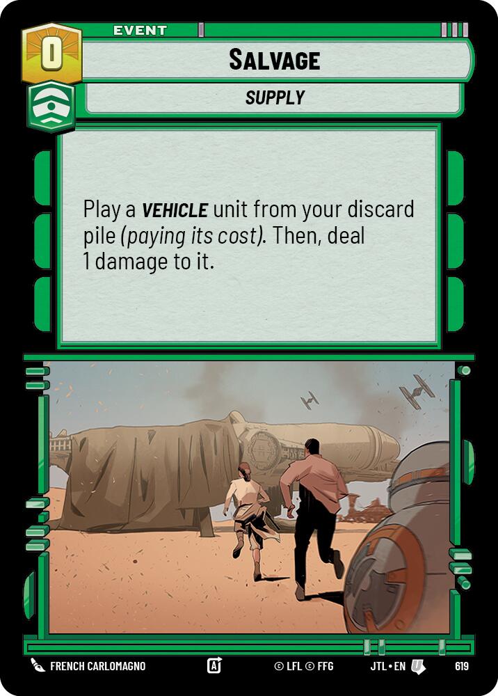 Salvage (619) (619) [Jump to Lightspeed] | Cards and Coasters CA