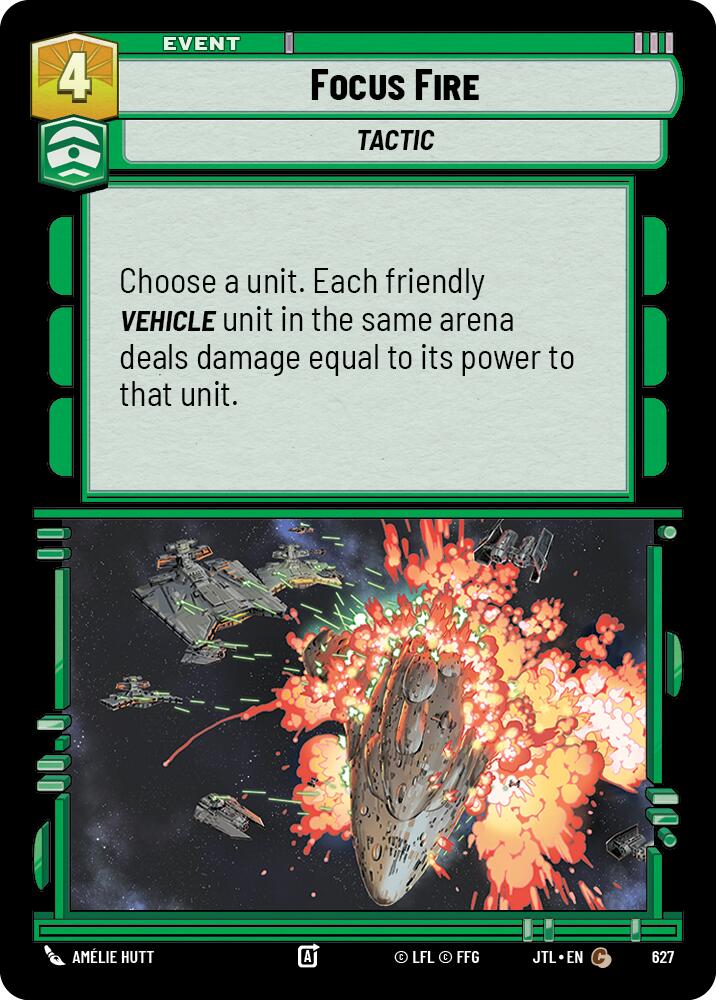 Focus Fire (627) (627) [Jump to Lightspeed] | Cards and Coasters CA