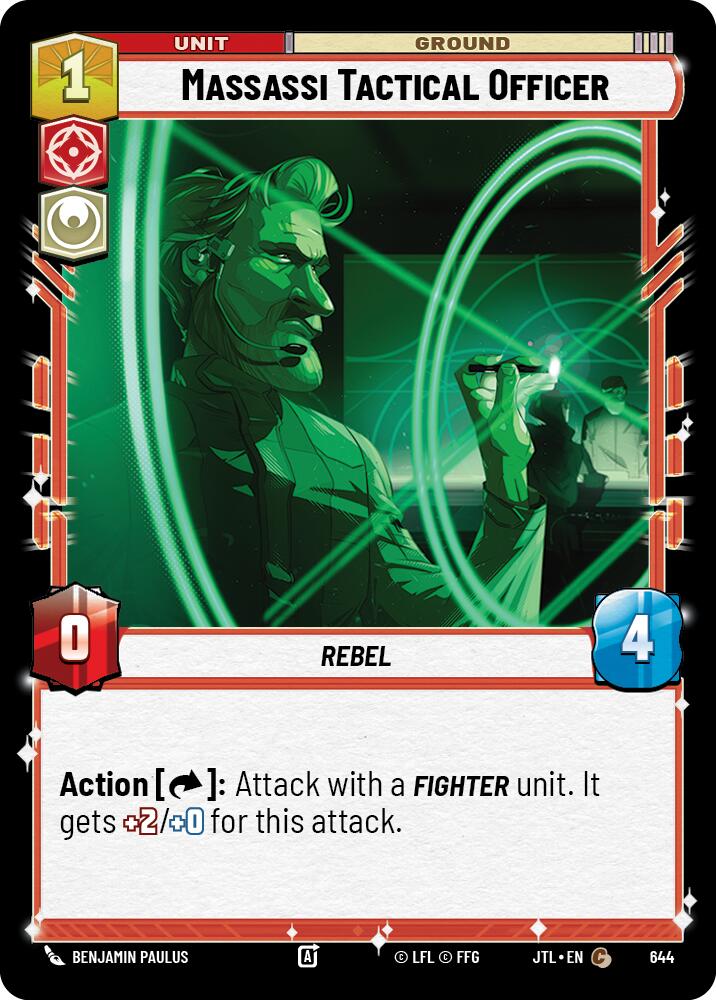 Massassi Tactical Officer (644) (644) [Jump to Lightspeed] | Cards and Coasters CA