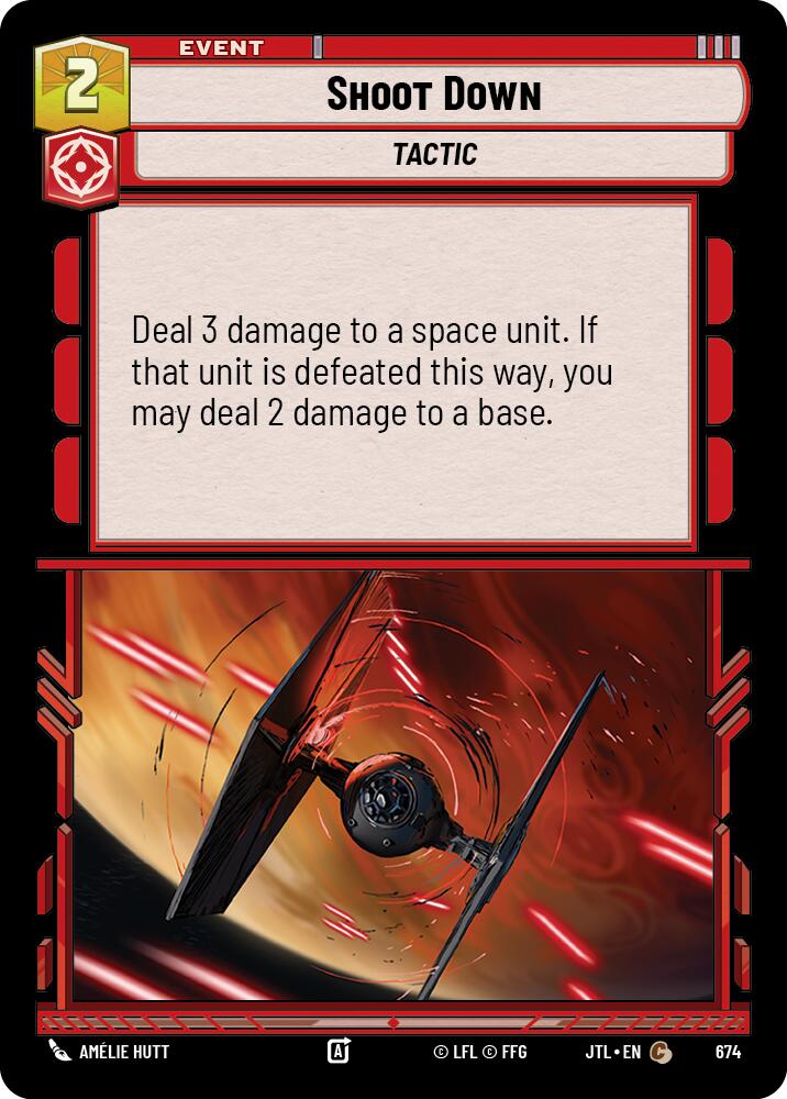 Shoot Down (674) (674) [Jump to Lightspeed] | Cards and Coasters CA