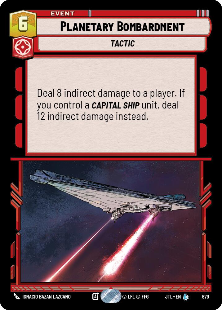 Planetary Bombardment (679) (679) [Jump to Lightspeed] | Cards and Coasters CA