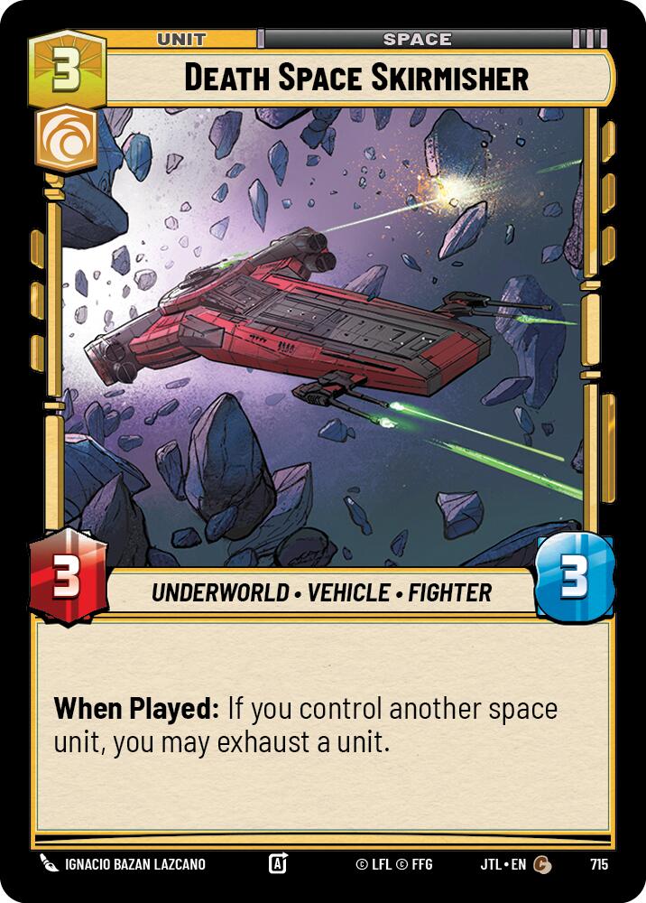 Death Space Skirmisher (715) (715) [Jump to Lightspeed] | Cards and Coasters CA