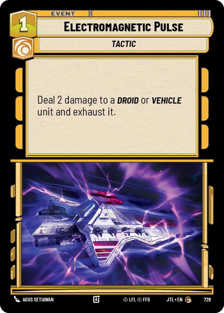 Electromagnetic Pulse (728) (728) [Jump to Lightspeed] | Cards and Coasters CA