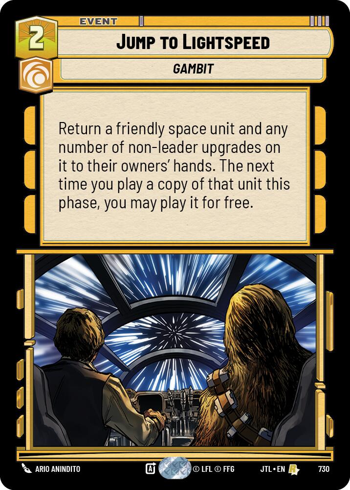 Jump to Lightspeed (730) (730) [Jump to Lightspeed] | Cards and Coasters CA