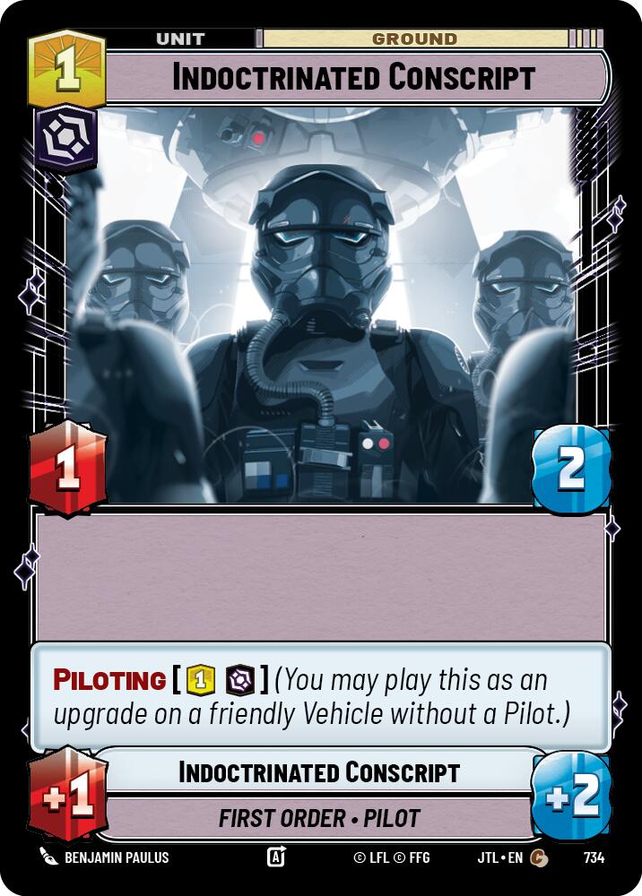 Indoctrinated Conscript (734) (734) [Jump to Lightspeed] | Cards and Coasters CA