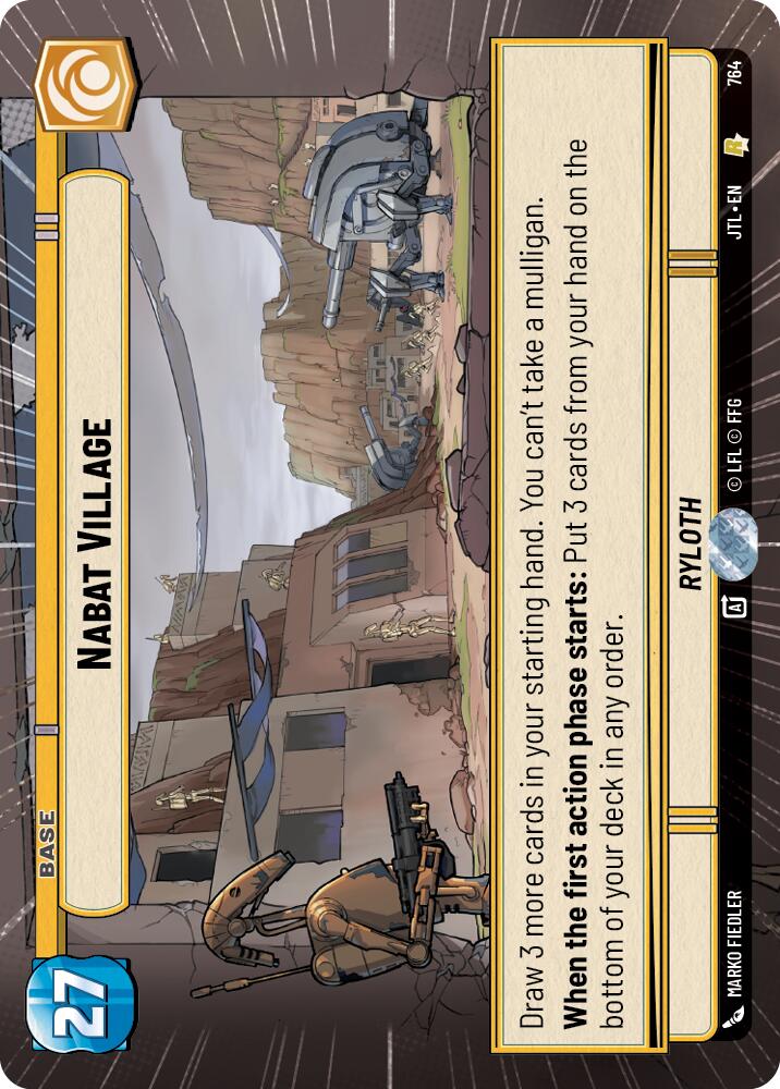 Nabat Village (764) (Hyperspace Foil) (764) [Jump to Lightspeed] | Cards and Coasters CA