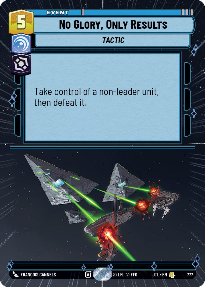 No Glory, Only Results (777) (Hyperspace Foil) (777) [Jump to Lightspeed] | Cards and Coasters CA