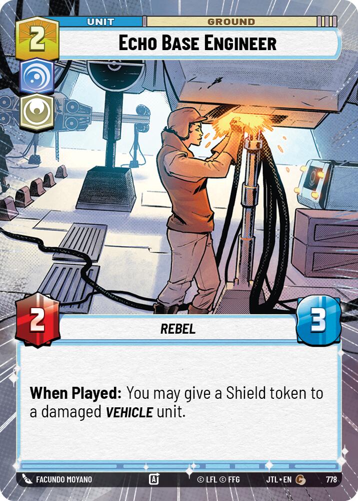 Echo Base Engineer (778) (Hyperspace Foil) (778) [Jump to Lightspeed] | Cards and Coasters CA