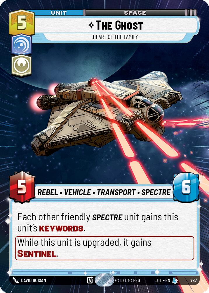 The Ghost - Heart of the Family (787) (Hyperspace Foil) (787) [Jump to Lightspeed] | Cards and Coasters CA
