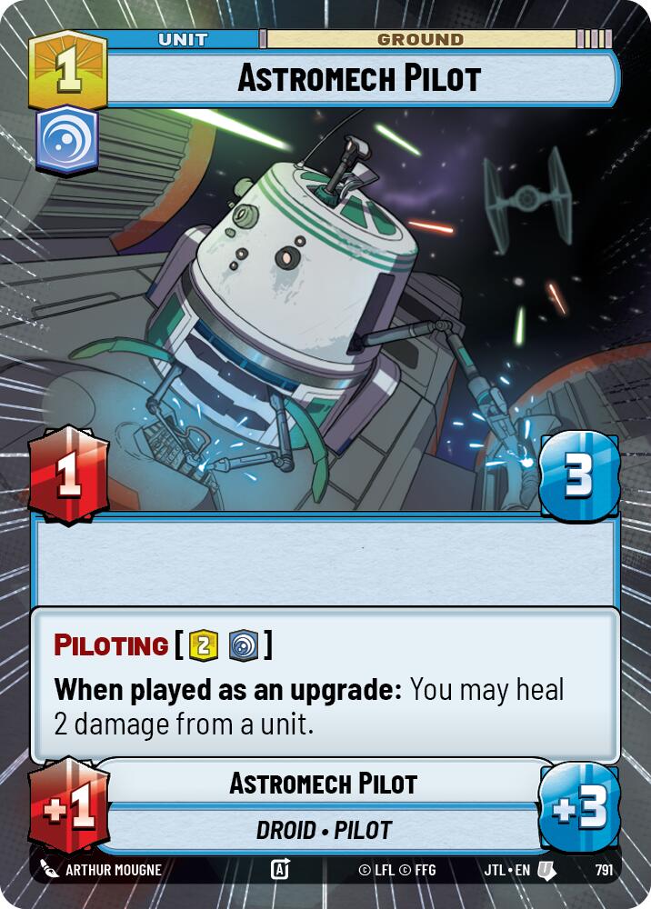 Astromech Pilot (791) (Hyperspace Foil) (791) [Jump to Lightspeed] | Cards and Coasters CA