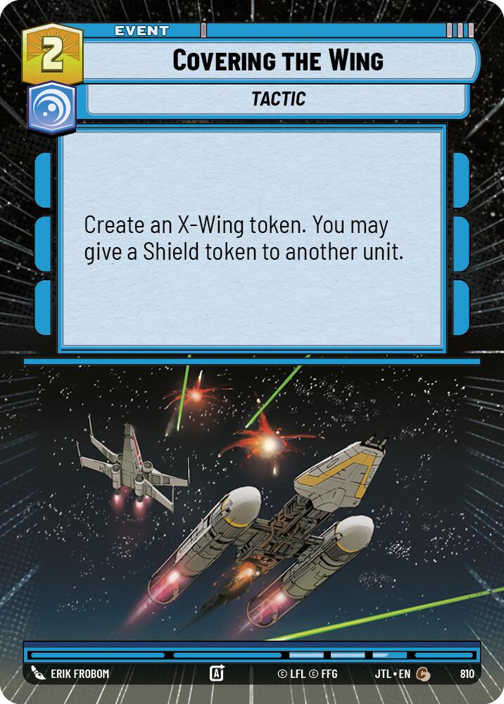 Covering the Wing (810) (Hyperspace Foil) (810) [Jump to Lightspeed] | Cards and Coasters CA