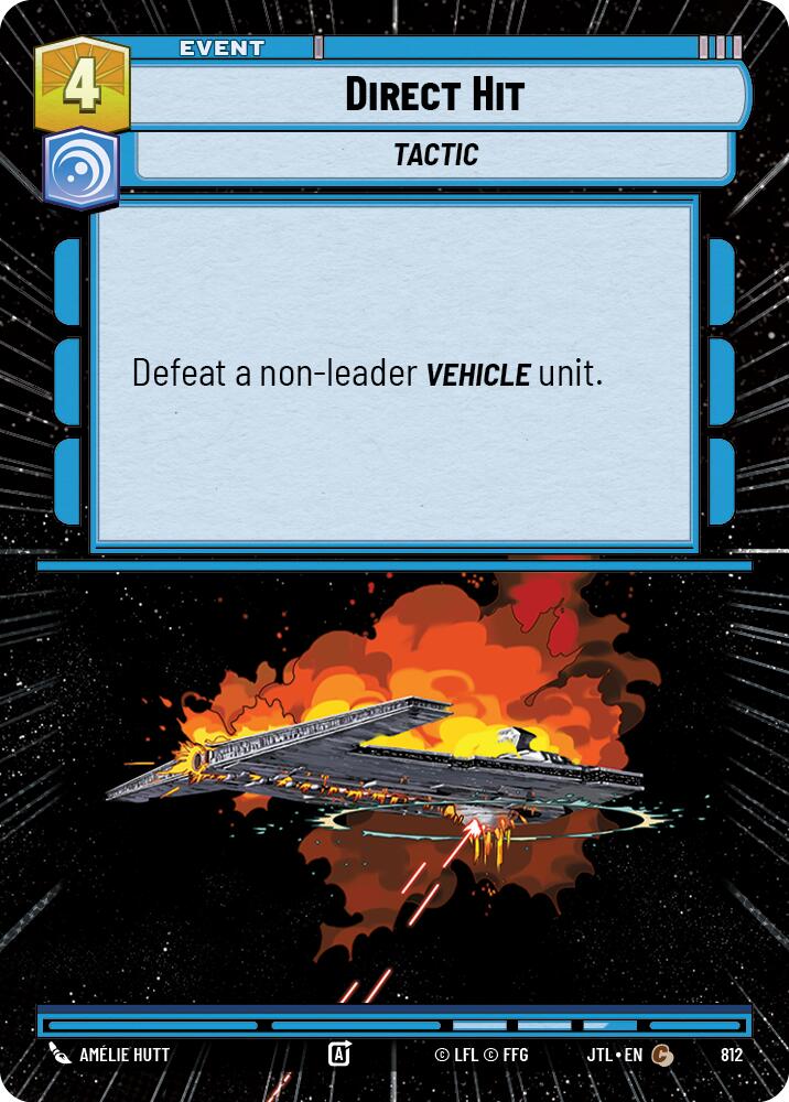 Direct Hit (812) (Hyperspace Foil) (812) [Jump to Lightspeed] | Cards and Coasters CA