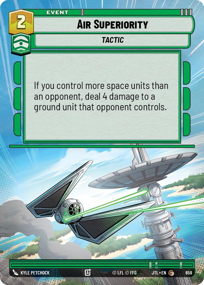 Air Superiority (859) (Hyperspace Foil) (859) [Jump to Lightspeed] | Cards and Coasters CA