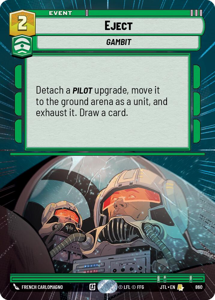 Eject (860) (Hyperspace Foil) (860) [Jump to Lightspeed] | Cards and Coasters CA