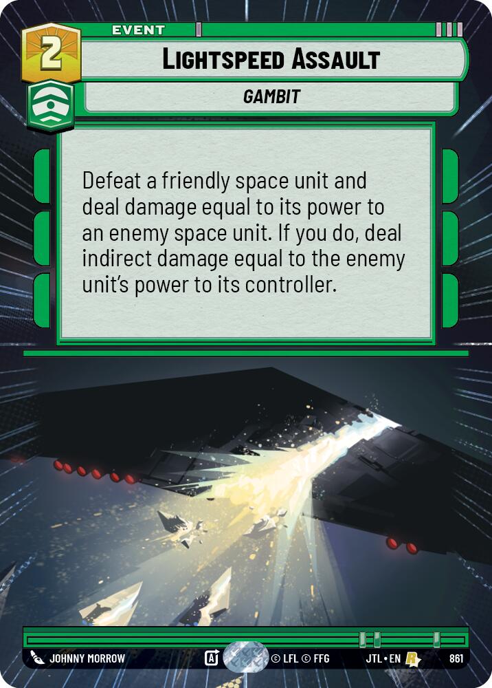 Lightspeed Assault (861) (Hyperspace Foil) (861) [Jump to Lightspeed] | Cards and Coasters CA