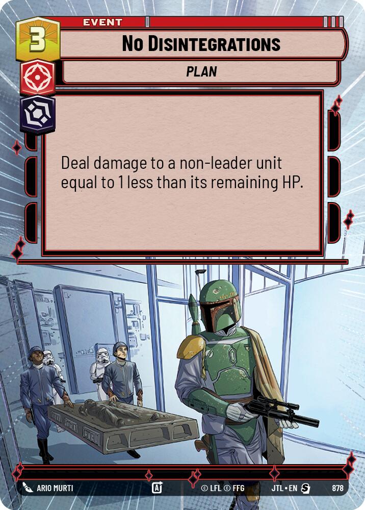 No Disintegrations (878) (Hyperspace Foil) (878) [Jump to Lightspeed] | Cards and Coasters CA