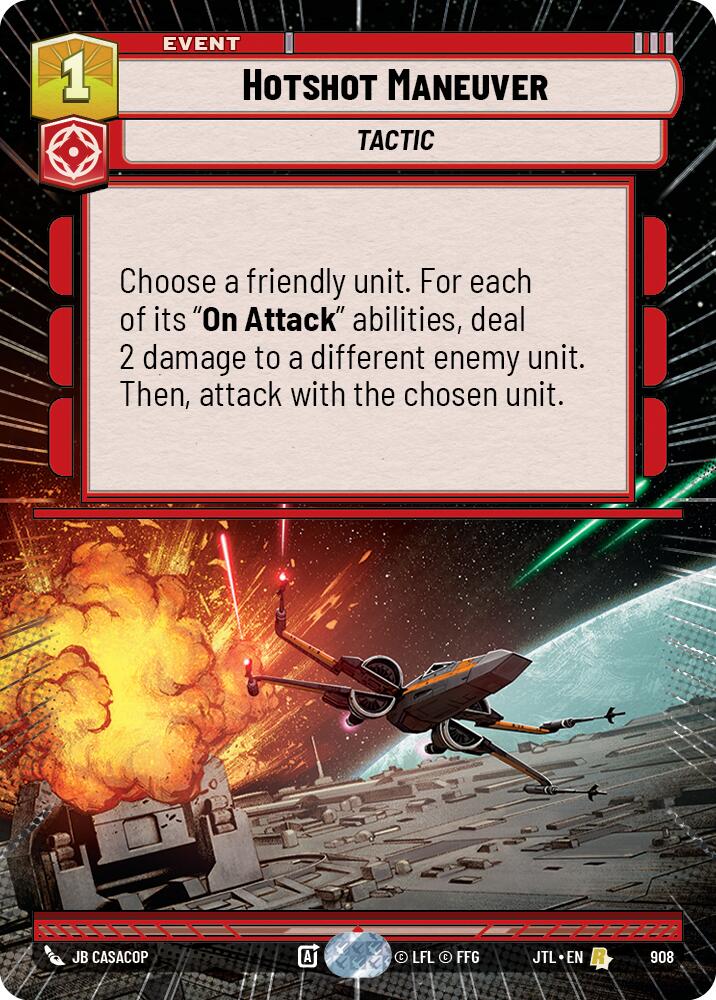 Hotshot Maneuver (908) (Hyperspace Foil) (908) [Jump to Lightspeed] | Cards and Coasters CA