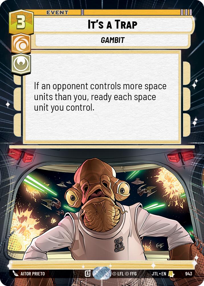 It's a Trap (943) (Hyperspace Foil) (943) [Jump to Lightspeed] | Cards and Coasters CA