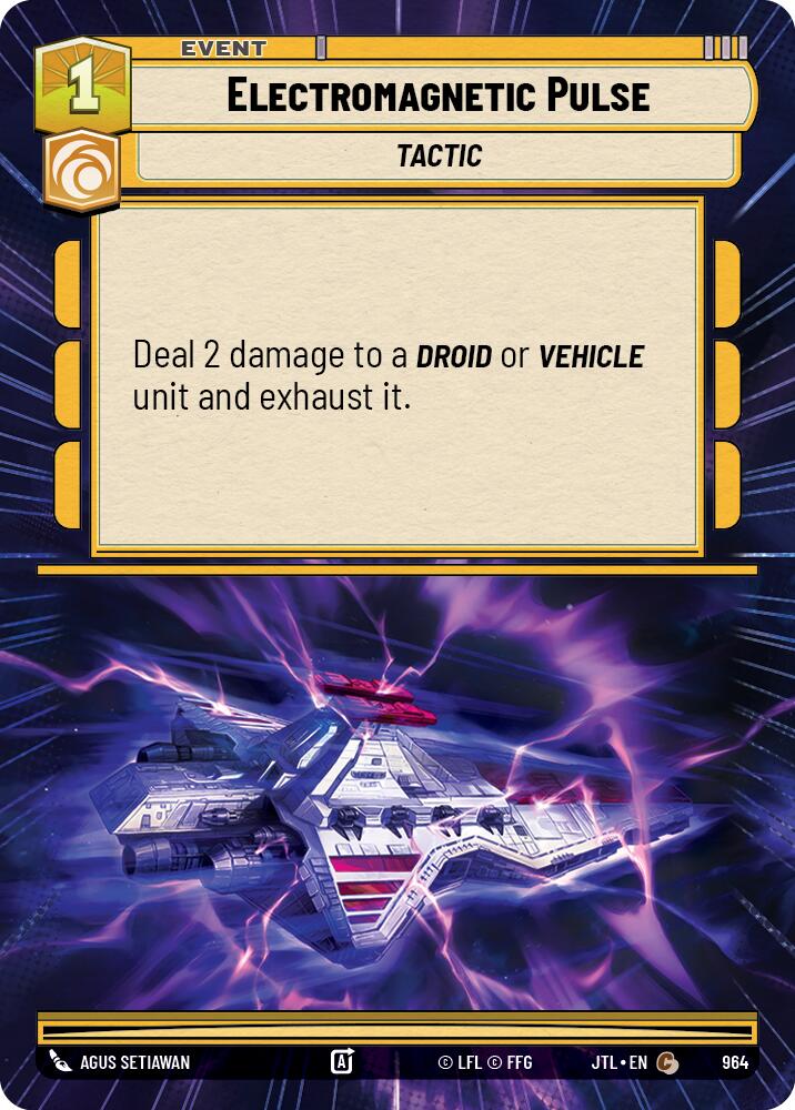 Electromagnetic Pulse (964) (Hyperspace Foil) (964) [Jump to Lightspeed] | Cards and Coasters CA