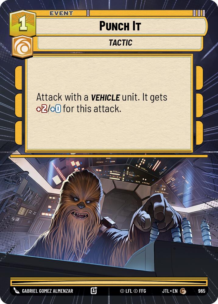 Punch It (965) (Hyperspace Foil) (965) [Jump to Lightspeed] | Cards and Coasters CA