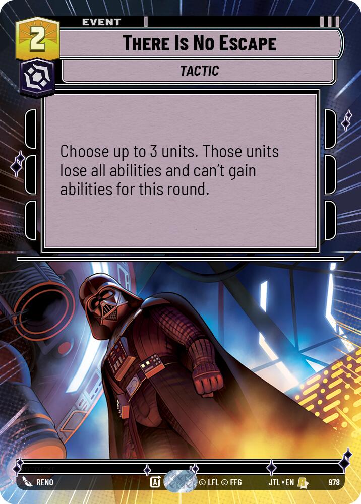 There Is No Escape (978) (Hyperspace Foil) (978) [Jump to Lightspeed] | Cards and Coasters CA
