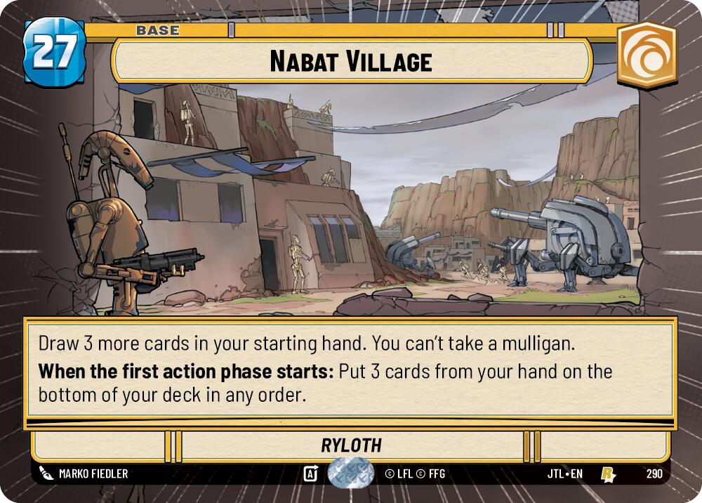 Nabat Village (290) (Hyperspace) (290) [Jump to Lightspeed] | Cards and Coasters CA