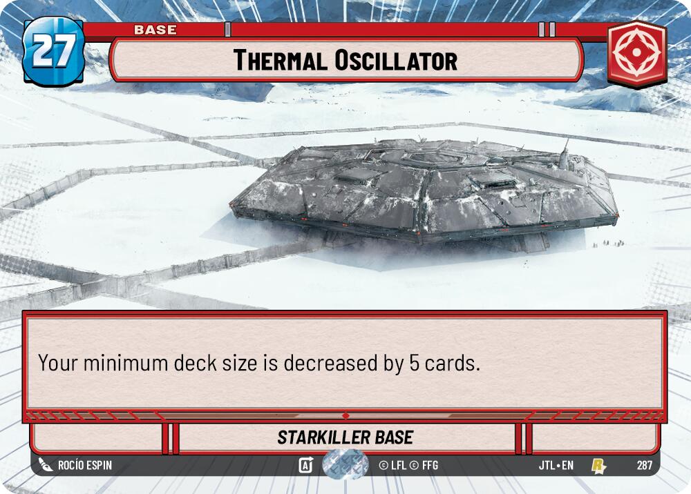 Thermal Oscillator (287) (Hyperspace) (287) [Jump to Lightspeed] | Cards and Coasters CA