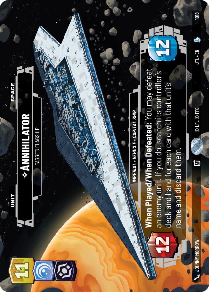 Annihilator - Tagge's Flagship (1018) (Prestige) (1018) [Jump to Lightspeed] | Cards and Coasters CA