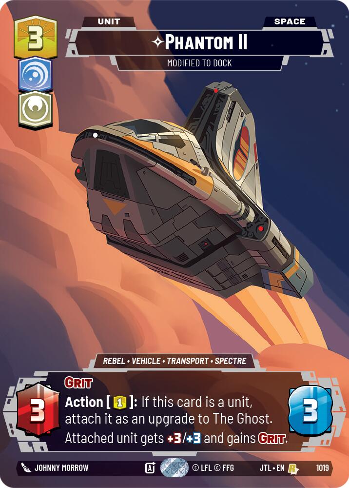 Phantom II - Modified to Dock (1019) (Prestige) (1019) [Jump to Lightspeed] | Cards and Coasters CA