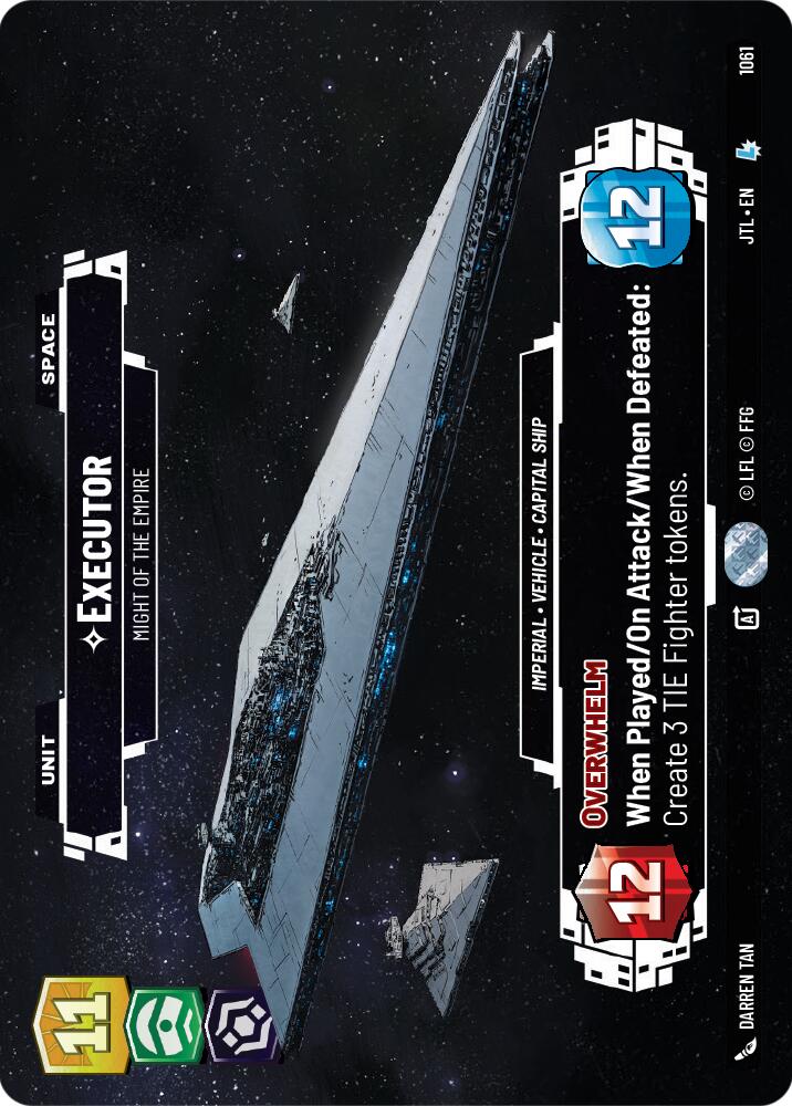 Executor - Might of the Empire (1061) (Prestige Foil) (1061) [Jump to Lightspeed] | Cards and Coasters CA