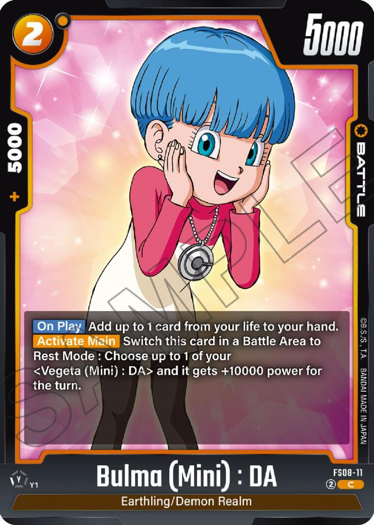 Bulma (Mini) : DA [Starter Deck: Vegeta (Mini) Super Saiyan 3] | Cards and Coasters CA