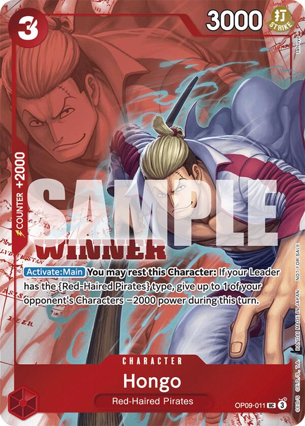 Hongo (Winner Pack 2025 Vol. 2) [One Piece Promotion Cards] | Cards and Coasters CA