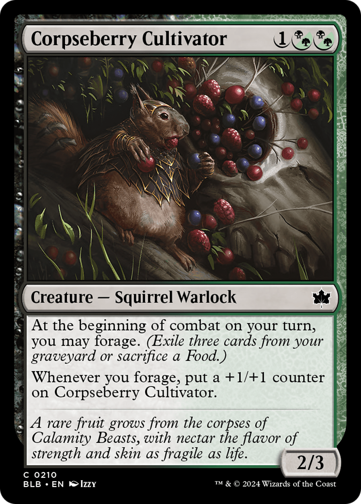 Corpseberry Cultivator [Bloomburrow] | Cards and Coasters CA