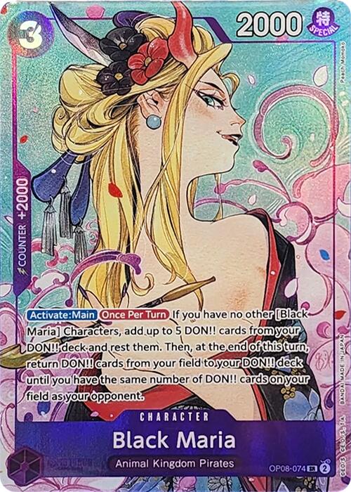 Black Maria (Illustration Box Vol.2) [One Piece Promotion Cards] | Cards and Coasters CA