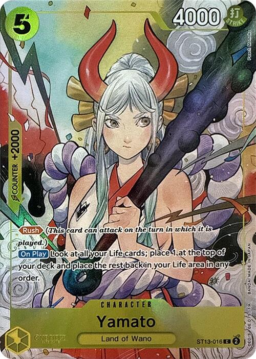 Yamato (Illustration Box Vol.1) [One Piece Promotion Cards] | Cards and Coasters CA