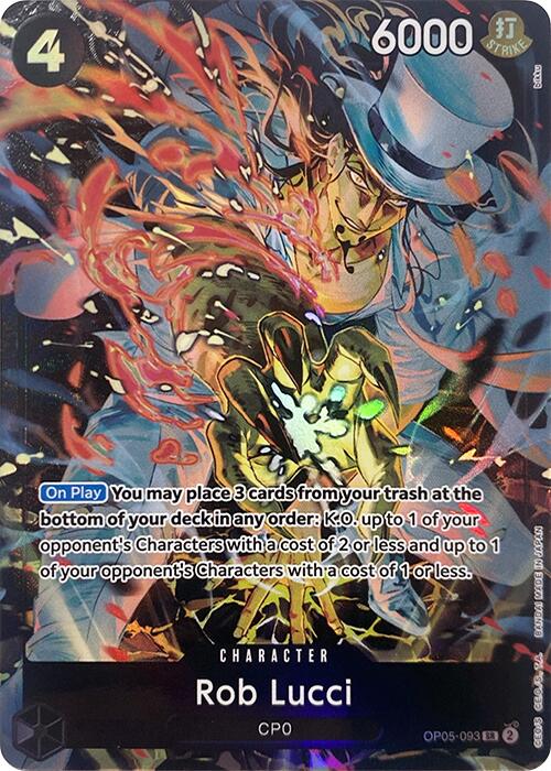Rob Lucci (Illustration Box EX) [One Piece Promotion Cards] | Cards and Coasters CA