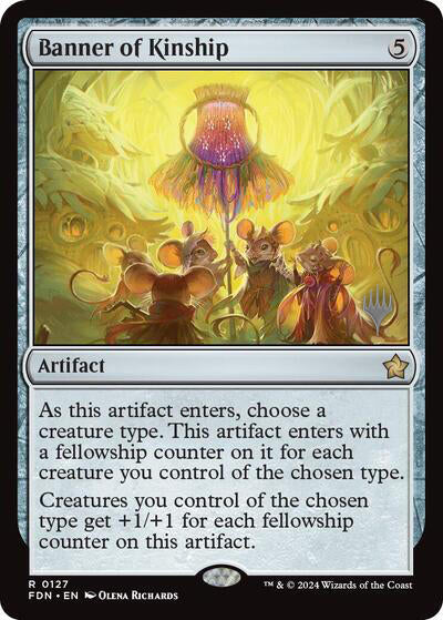 Banner of Kinship (Promo Pack) [Foundations Promos] | Cards and Coasters CA