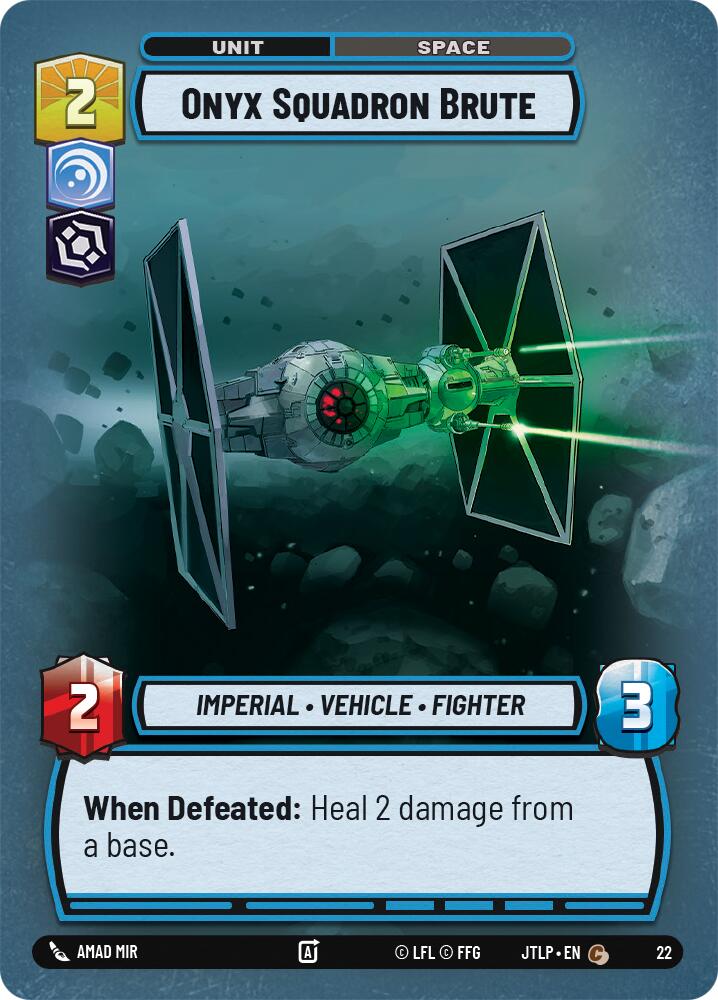 Onyx Squadron Brute (Foil) (22) [Jump to Lightspeed: Weekly Play] | Cards and Coasters CA