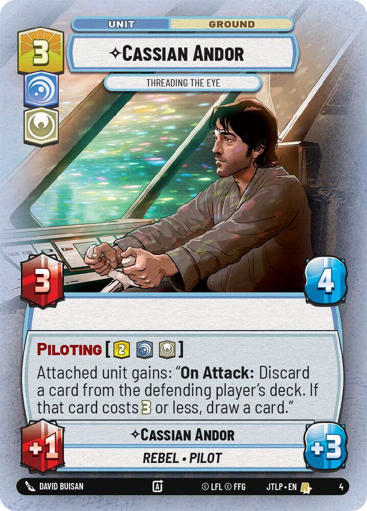Cassian Andor - Threading the Eye (4) [Jump to Lightspeed: Weekly Play] | Cards and Coasters CA