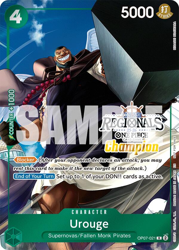 Urouge (Offline Regional Champion Card Set 2025 Vol.1) [One Piece Promotion Cards] | Cards and Coasters CA