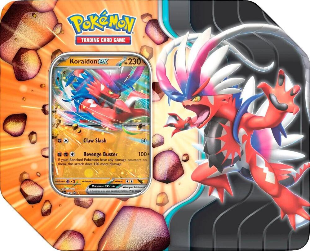 Pokémon: Slashing Legends Tin | Cards and Coasters CA