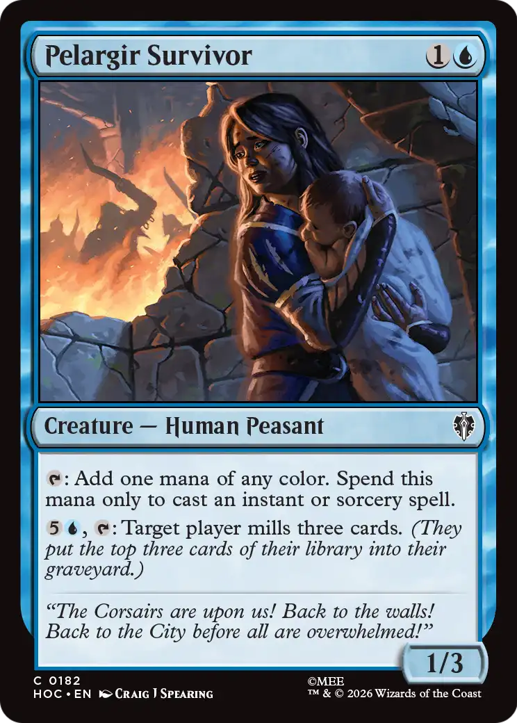 Pelargir Survivor [The Hobbit: Eternal-Legal] | Cards and Coasters CA