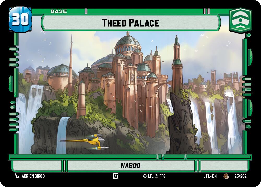Theed Palace // Shield (023/262 // T04/T04) (023/2262 // T04/T04) [Jump to Lightspeed] | Cards and Coasters CA