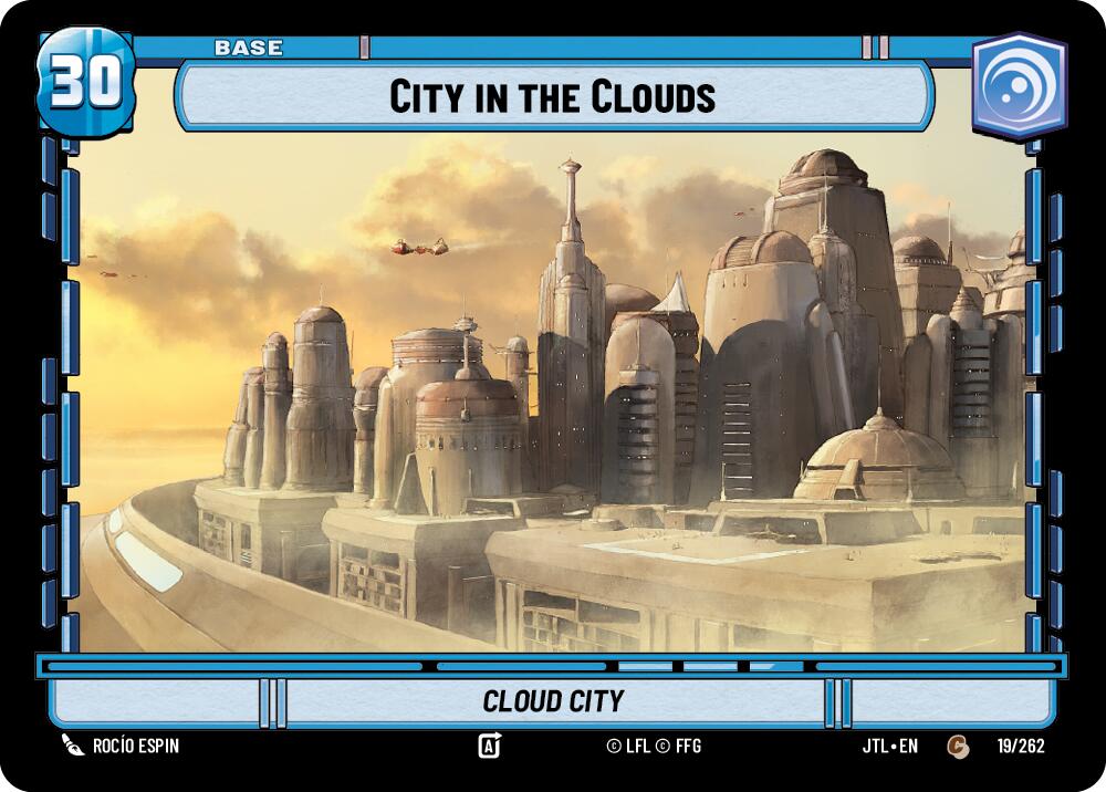 City in the Clouds // X-Wing (019/262 // T02/T04) (019/262 // T02/T04) [Jump to Lightspeed] | Cards and Coasters CA